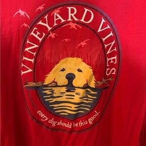 Vineyard Vines Golden Retriever Long Sleeve Tee